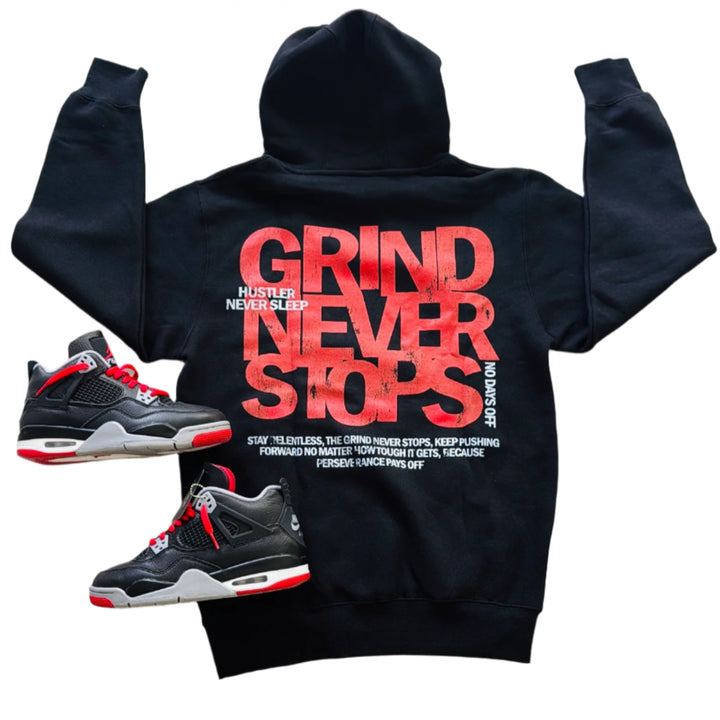 Grind Never Stops Hoodie (Black)