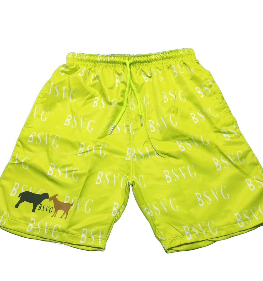 Drawstring Sublimation Shorts [LIME]